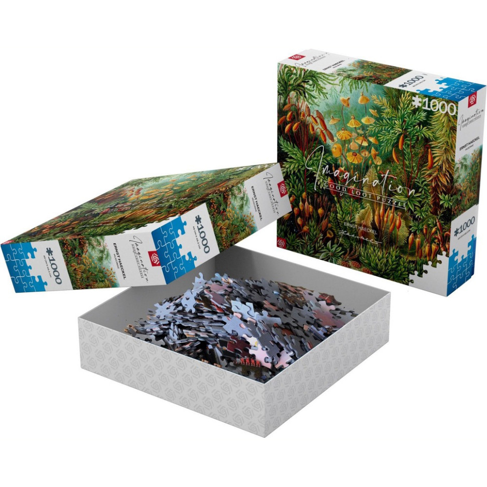 Пазл классический Imagination: Ernst Haeckel Muscinae Puzzles GoodLoot 5908305239642, 1000 элементов