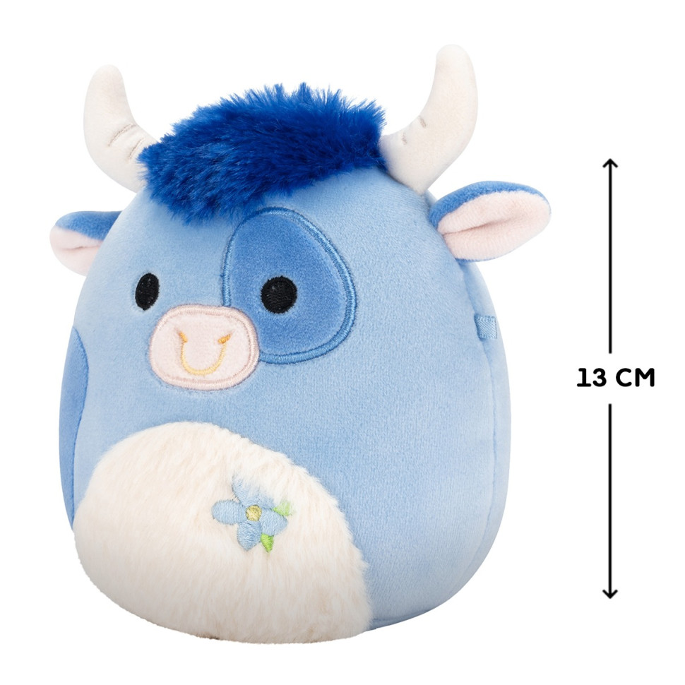 Дитяча м'яка іграшка Бик Бермайє Squishmallows SQER01181, 13 см