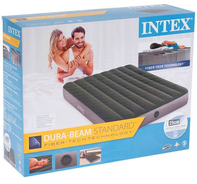 Надувной матрас Intex 64108 137х191х25 см.                      