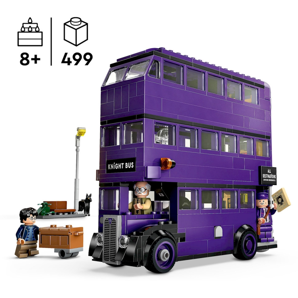Конструктор LEGO Harry Potter Приключения на Рыцарском автобусе 76446, 499 деталей
