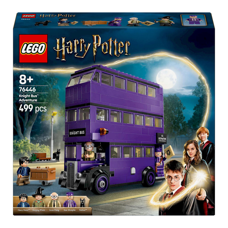 Конструктор LEGO Harry Potter Приключения на Рыцарском автобусе 76446, 499 деталей