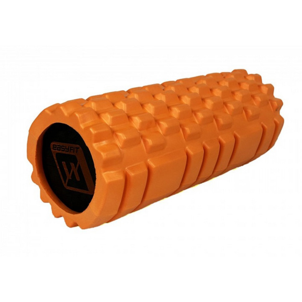 Массажный ролик Solid Roller v.1.1s EasyFit EF-2050-Or 33 см, оранжевый