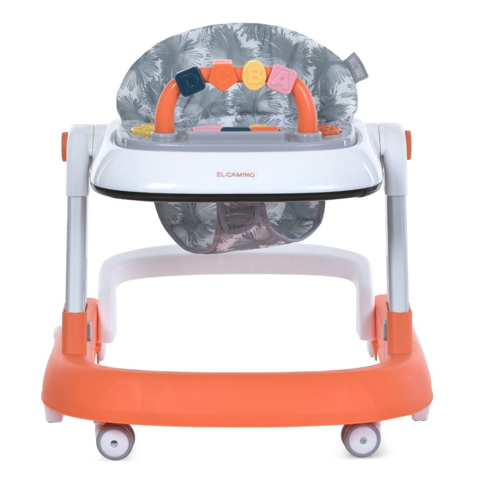 Ходунки детские MULTIWAY El Camino ME 1163 Orange, с погремушкой