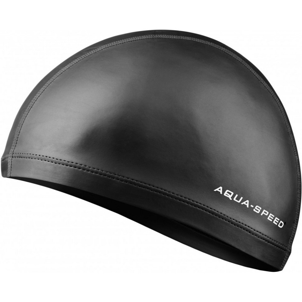Шапка для плавания PROFI 5878 Aqua Speed 090-07 черный, OSFM