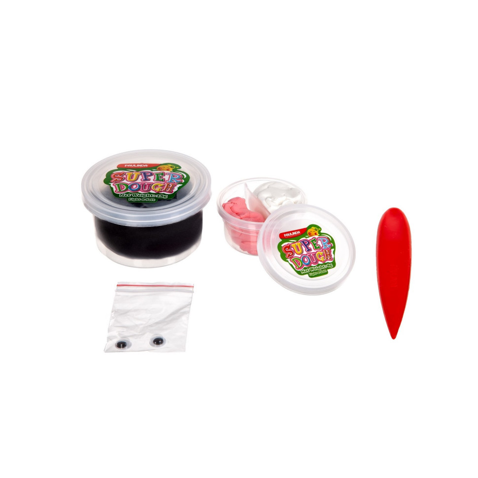 Масса для лепки Paulinda Super Dough Fun4one Кот (подвижные глаза) PL-1561