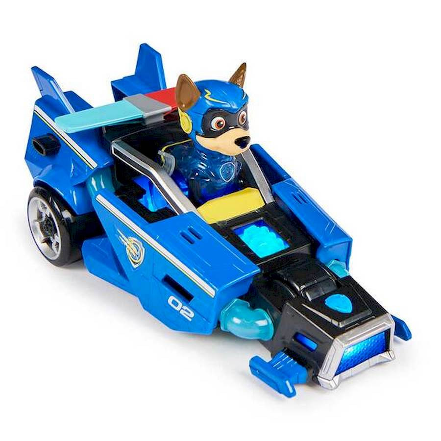 Игровой автомобиль-трансформер с фигуркой Гонщика Spin Master SM17776/6467 со светом и звуком