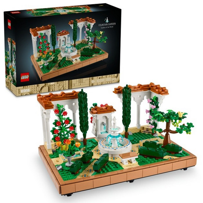 Конструктор Icons Сад фонтанів LEGO 10359LG 1302 деталі