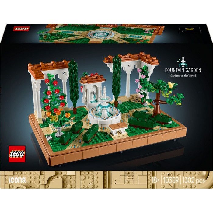 Конструктор Icons Сад фонтанів LEGO 10359LG 1302 деталі