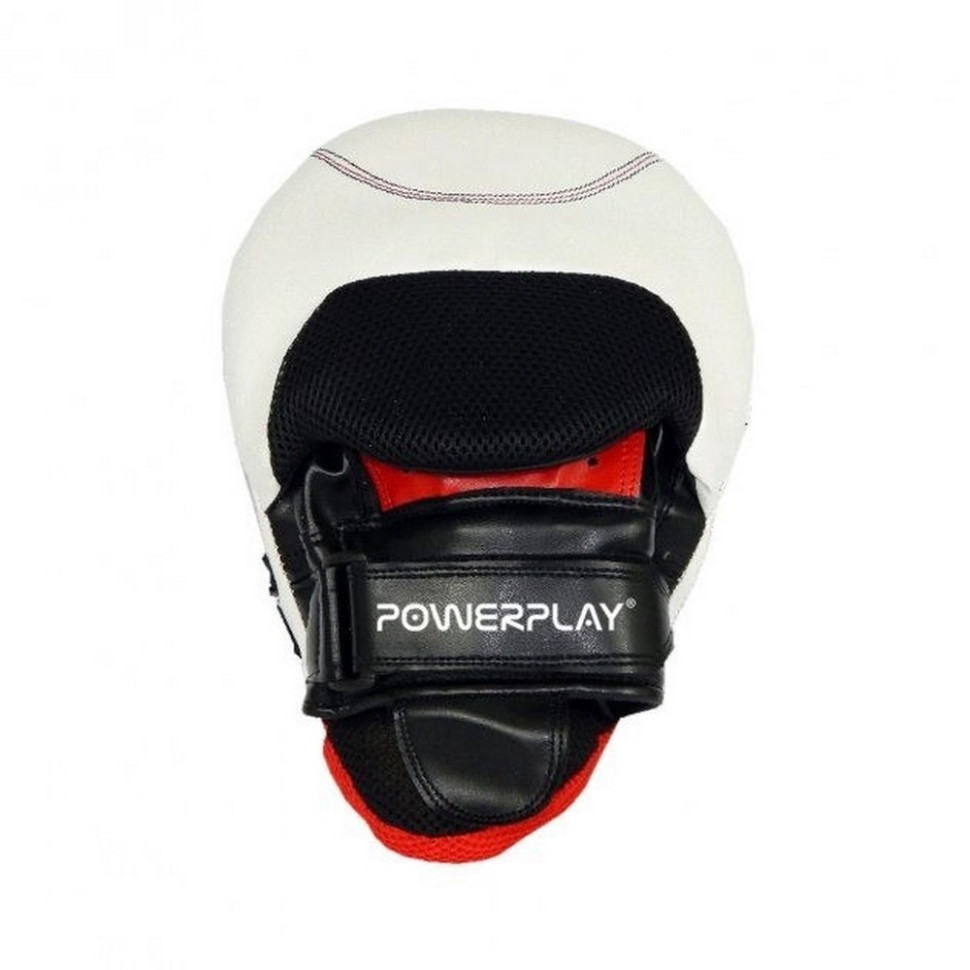 Лапы боксерские PowerPlay PP_3042 черно-белые 
