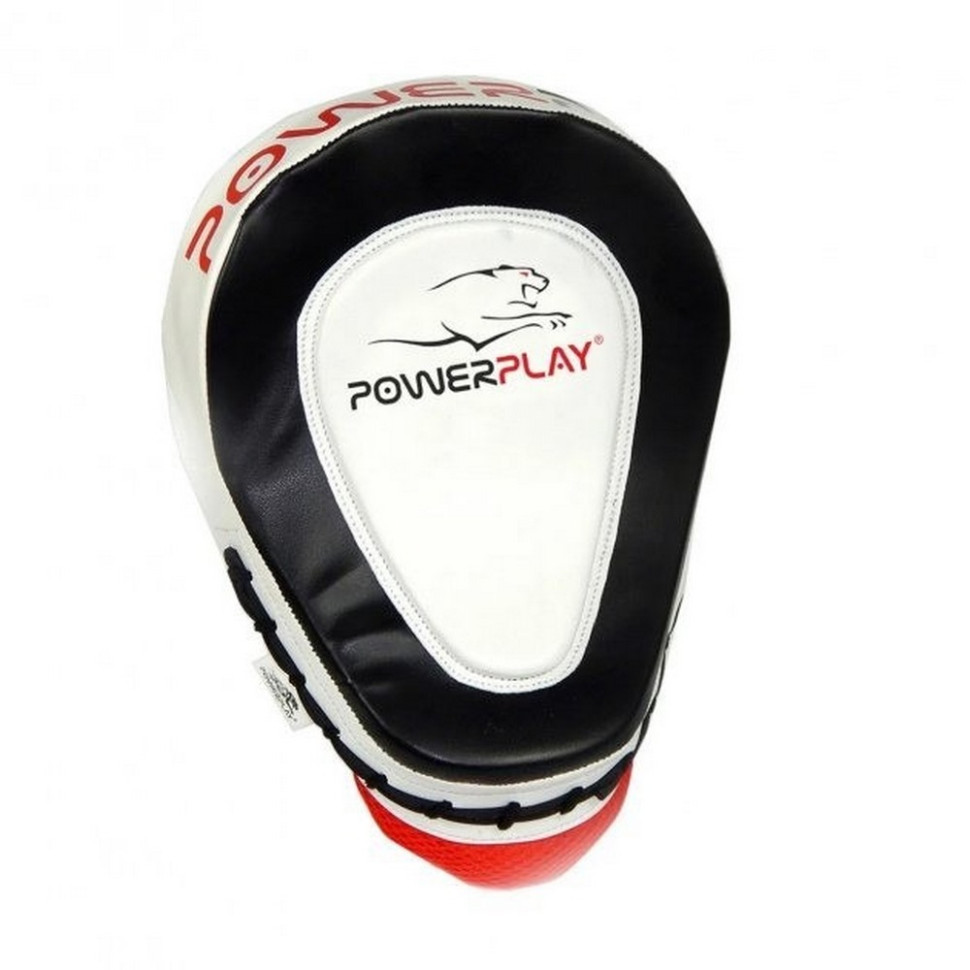 Лапы боксерские PowerPlay PP_3042 черно-белые 