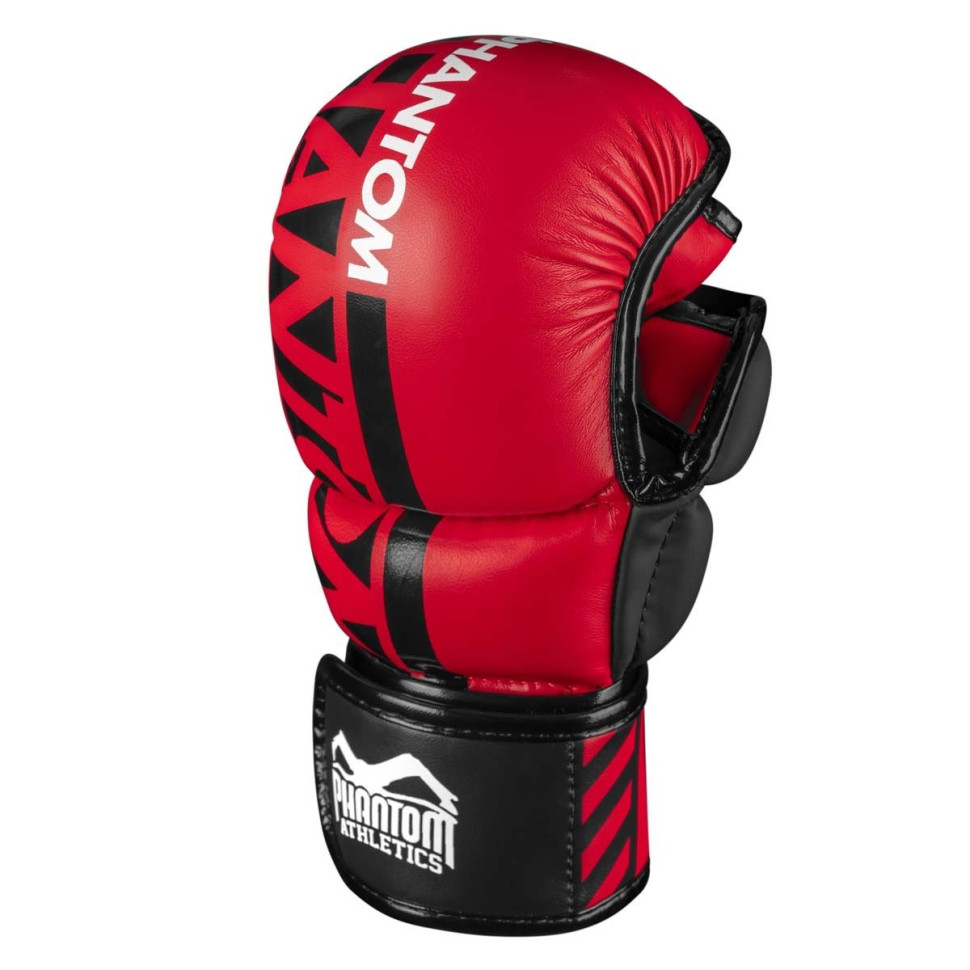 Рукавиці для ММА APEX Phantom PHMMAG2728-SM Red, S/M (капа в подарунок)