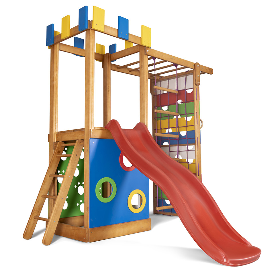 Дитячий ігровий комплекс для дому SportBaby Babyland-15 з кільцями