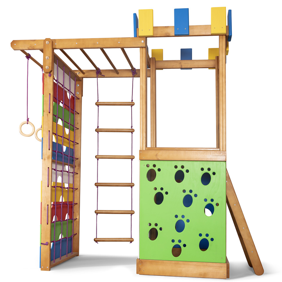 Дитячий ігровий комплекс для дому SportBaby Babyland-15 з кільцями