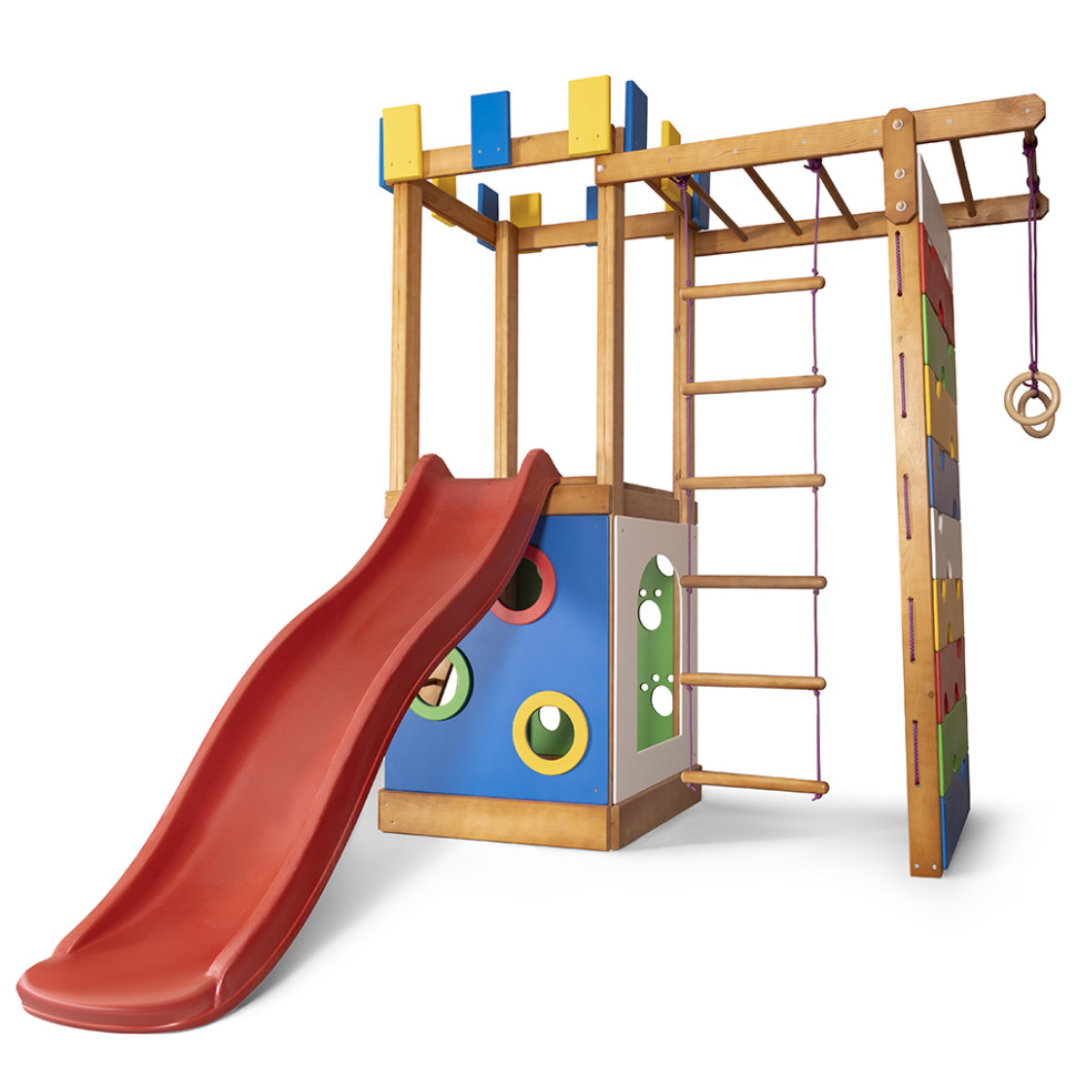 Дитячий ігровий комплекс для дому SportBaby Babyland-15 з кільцями