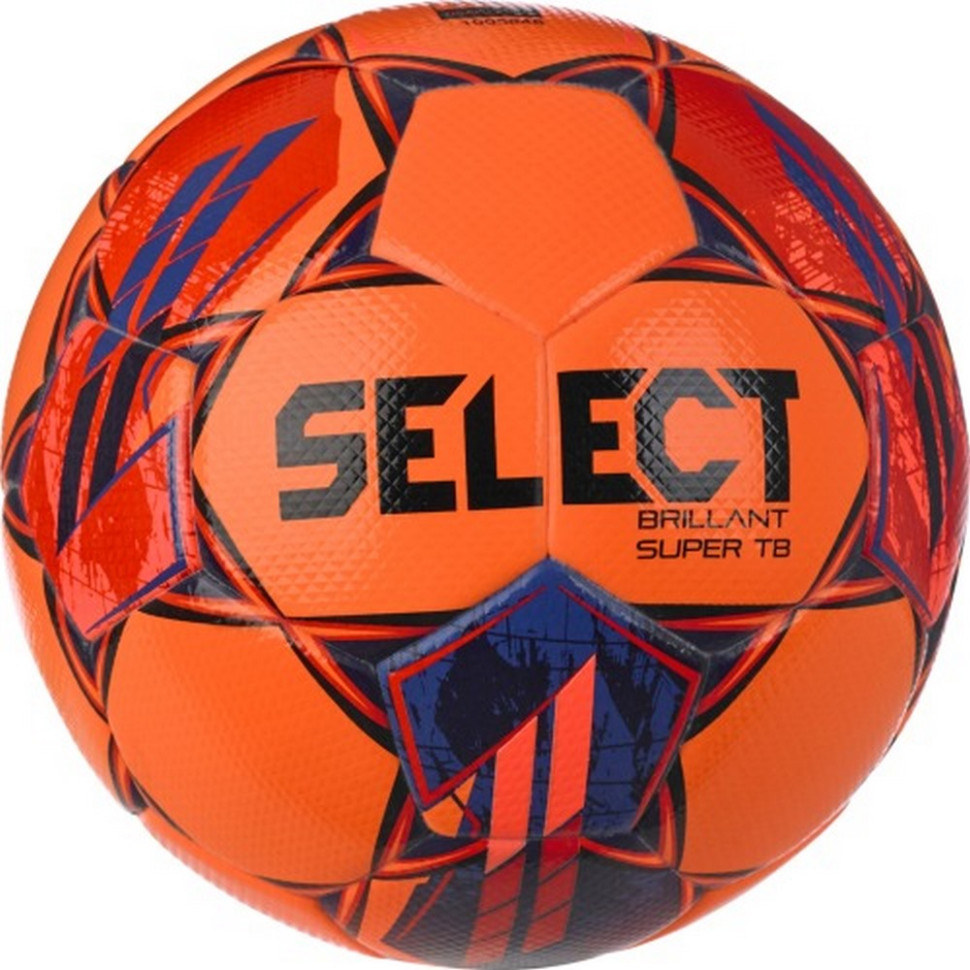 М'яч футбольний BRILLANT SUPER FIFA TB v23 Select 011496-035 помаранчевий, червоний № 5