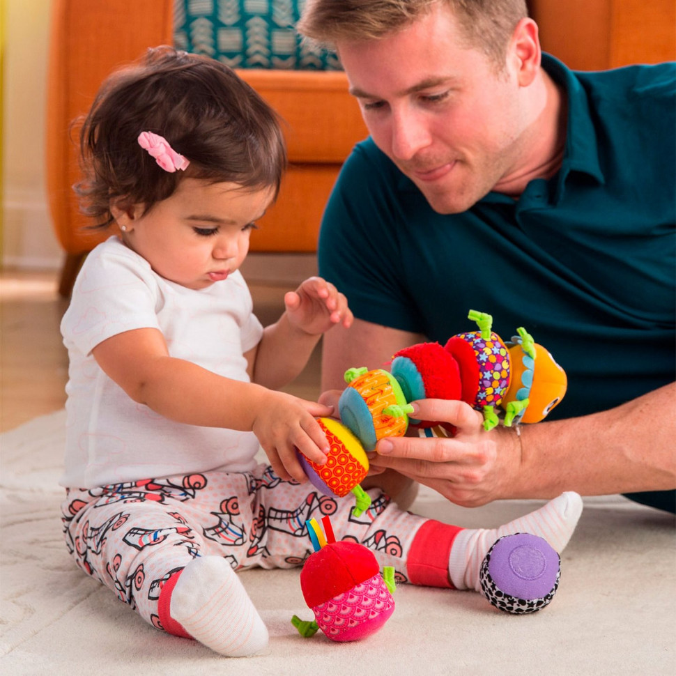Мягкая игрушка Собери гусеничку Lamaze L27244 длина 40 см