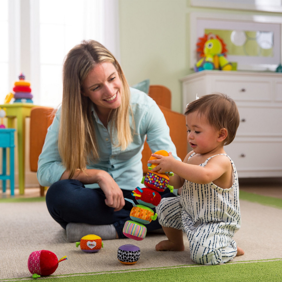 Мягкая игрушка Собери гусеничку Lamaze L27244 длина 40 см