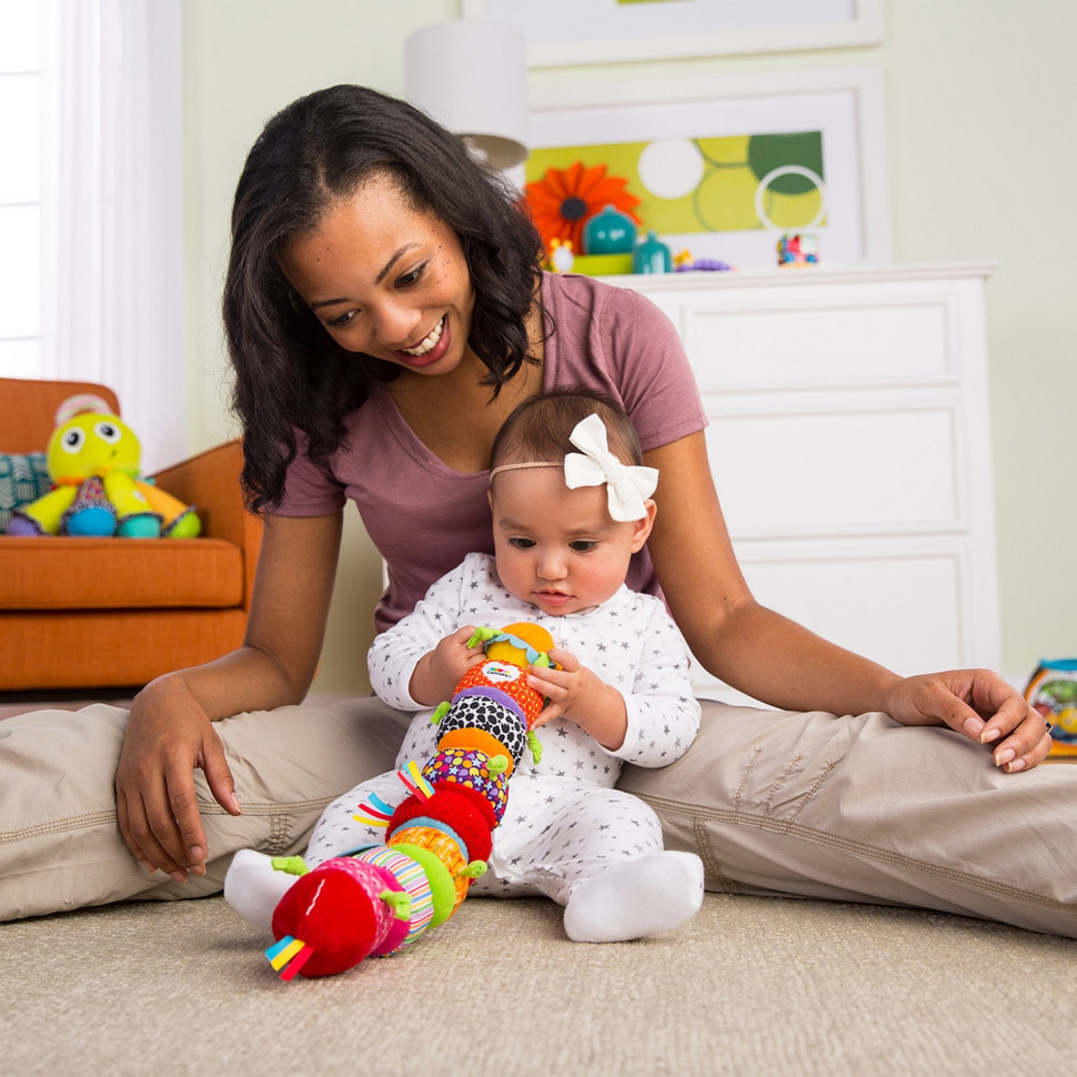Мягкая игрушка Собери гусеничку Lamaze L27244 длина 40 см