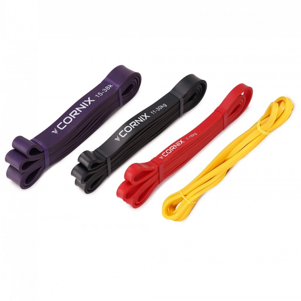 Еспандер-петля Power Band Cornix XR-0087, 2-38 кг, 4 шт.