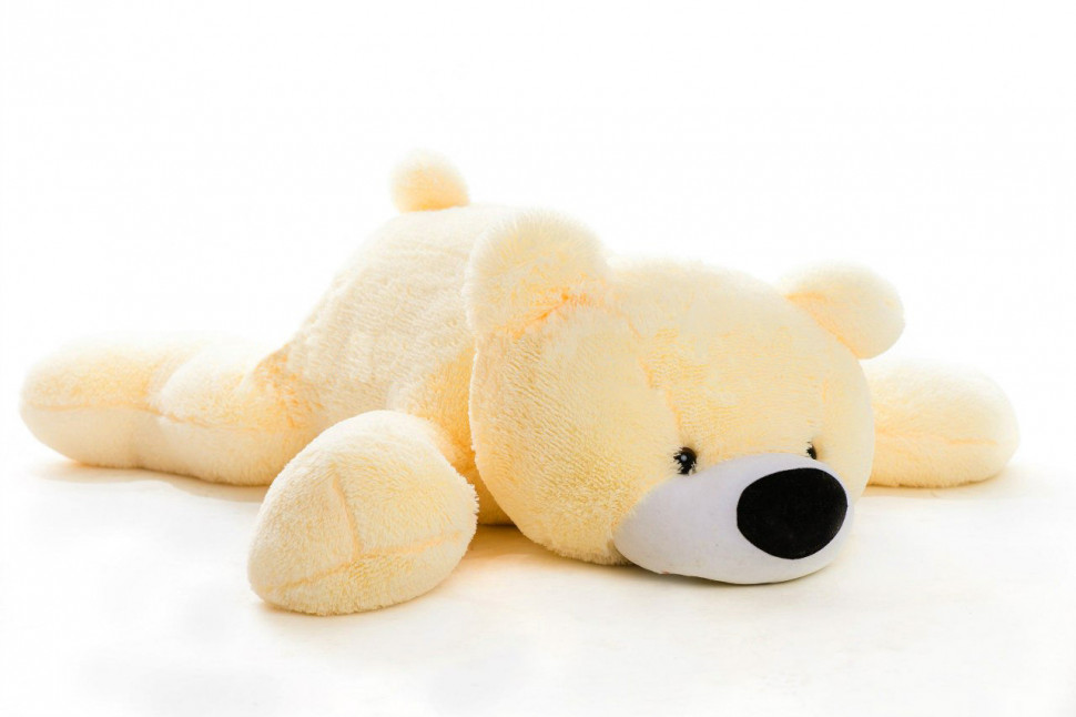 Мягкая игрушка Alina Toys большой мишка Умка 180 см персиковый 5784632ALN