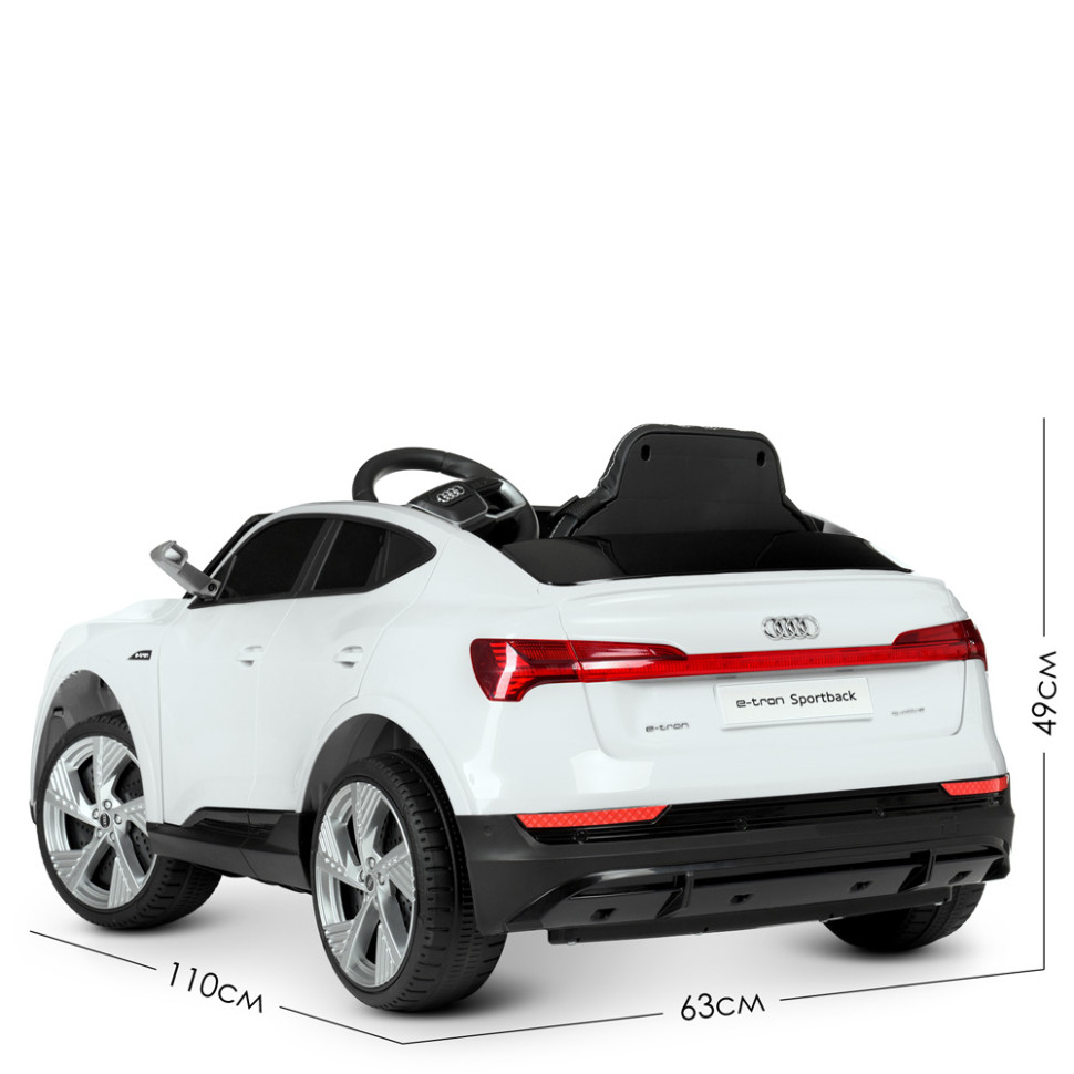 Дитячий електромобіль Bambi M 4806EBLR-1 Audi білий