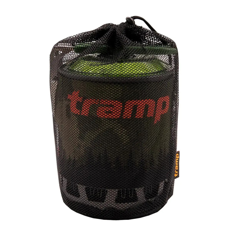 Система для приготовления пищи и газовый баллон 230 грамм Tramp UTRG-115-olive+UTRG-003