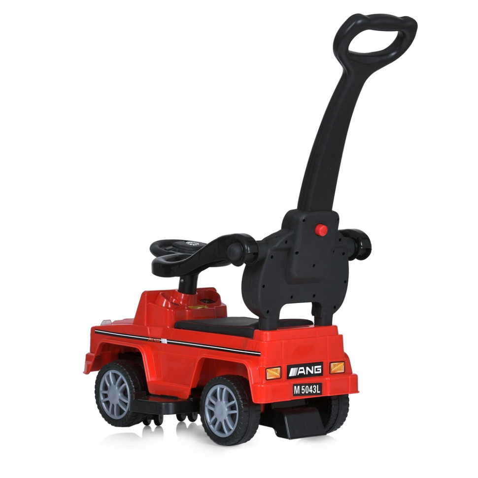 Дитяча каталка-толокар Bambi Racer M 5043L-3 червоний, з батьківською ручкою