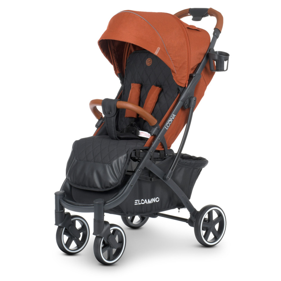 Коляска детская прогулочная EL CAMINO ME 1090-1 Rooibos Orange