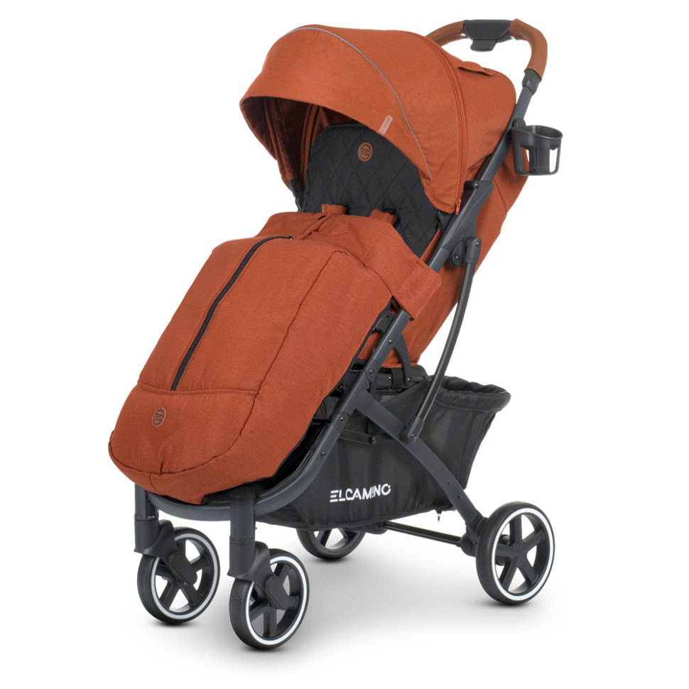 Коляска детская прогулочная EL CAMINO ME 1090-1 Rooibos Orange