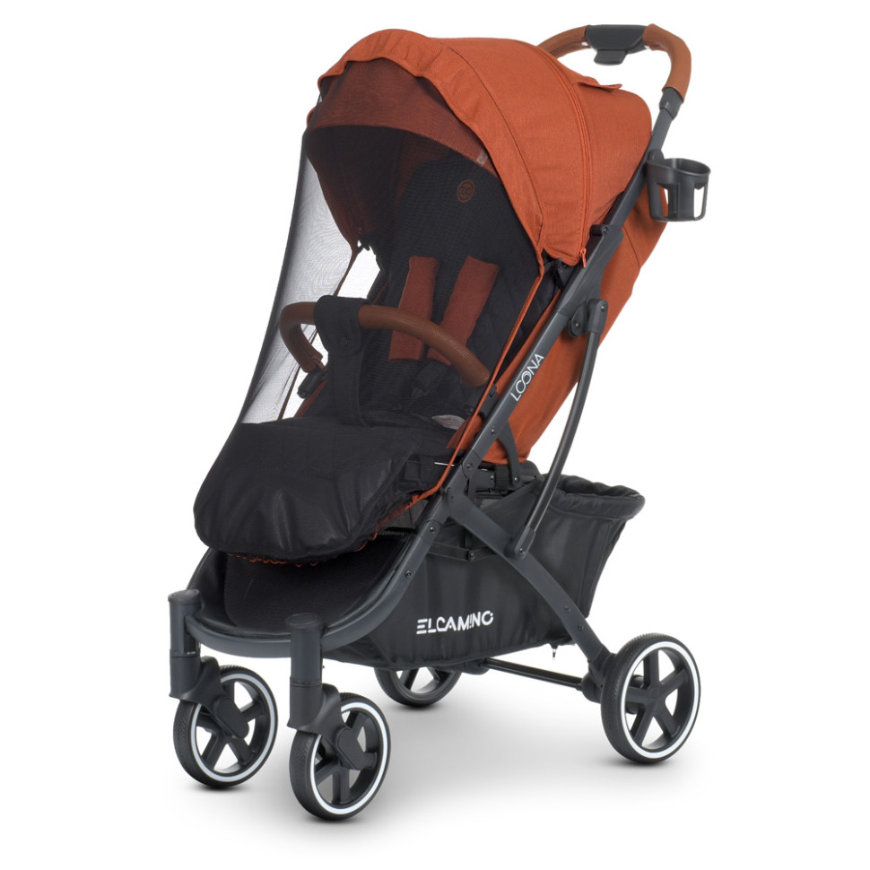 Коляска детская прогулочная EL CAMINO ME 1090-1 Rooibos Orange