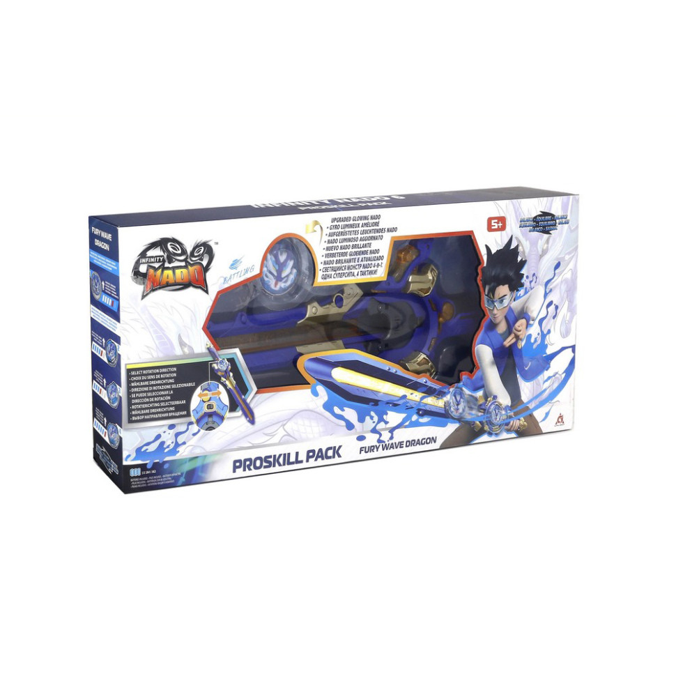 Ігровий набір із дзиґою VI Proskill Pack Лютий Дракон (Fury Wave Dragon) Infinity Nado EU654211