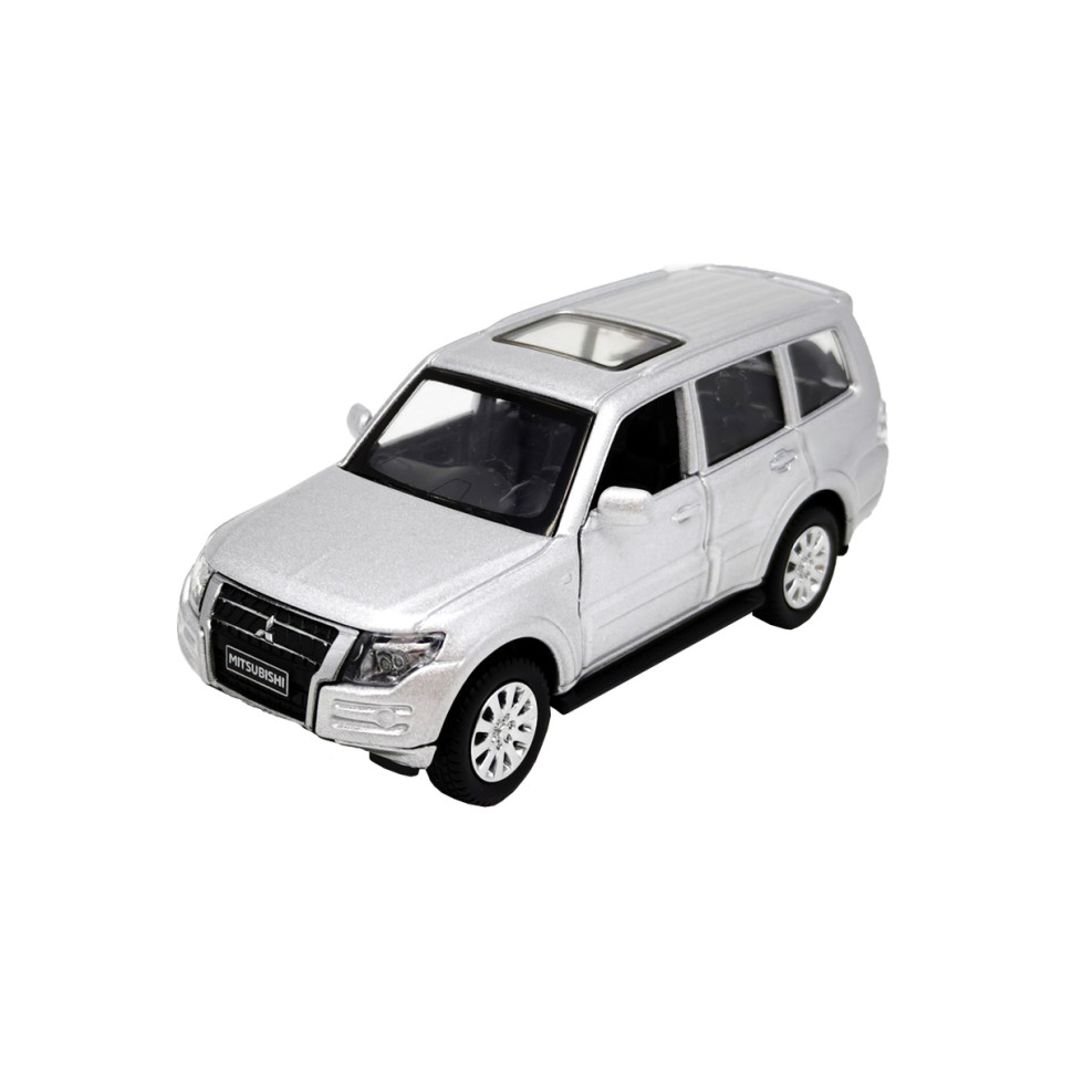 Детская автомодель MITSUBISHI PAJERO 4WD TURBO TechnoDrive 250282 серебристый
