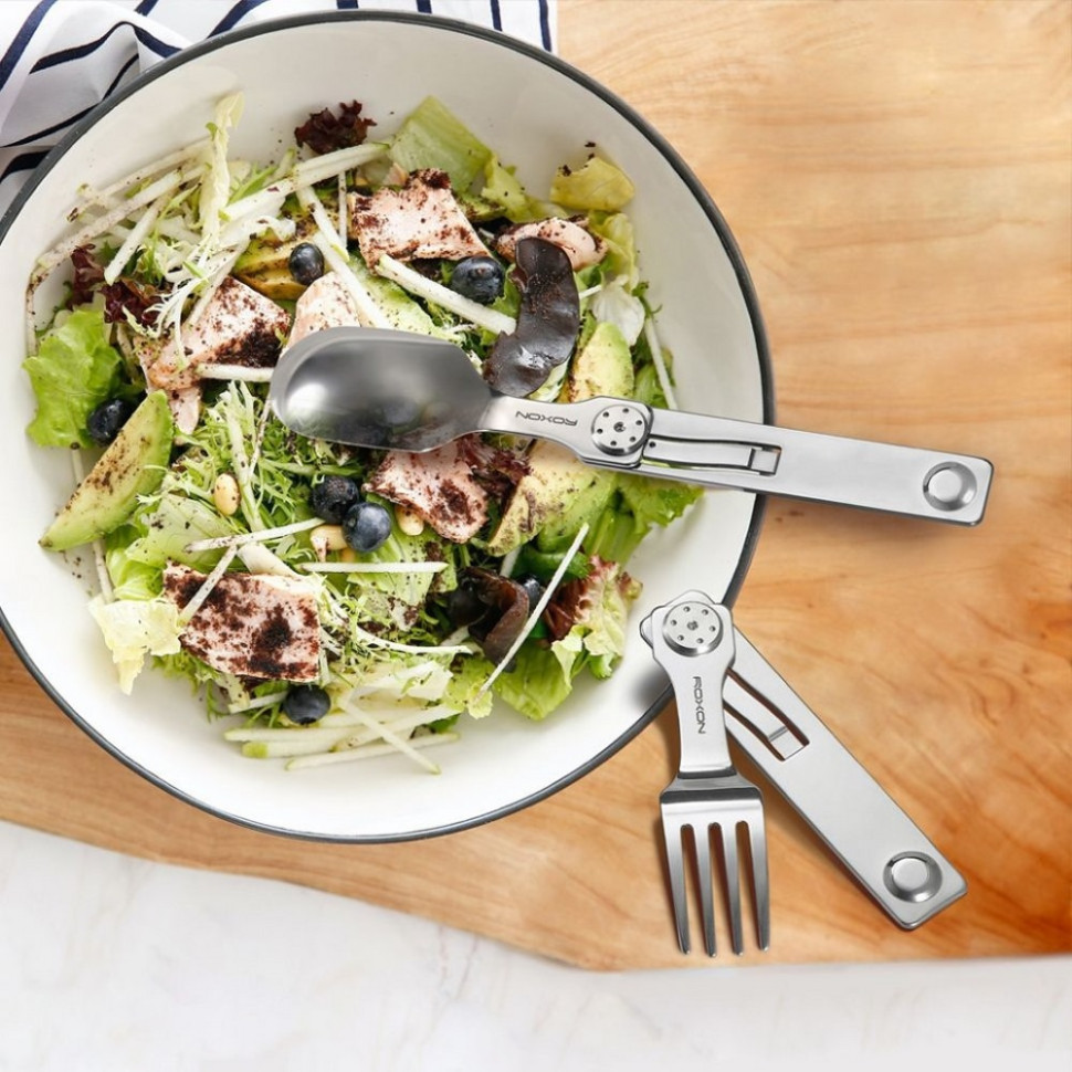 Набір столових приборів C2 2 in1 Roxon RoxC2 ложка, виделка