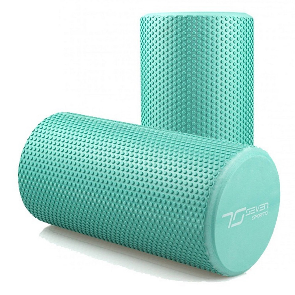 Массажный ролик Foam Roller 7SPORTS RO2-30 MINT, гладкий, EVA, мятный 30*15см