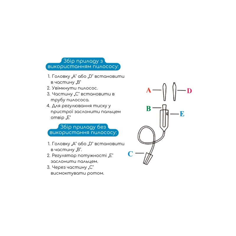 Дитячий назальний аспіратор 