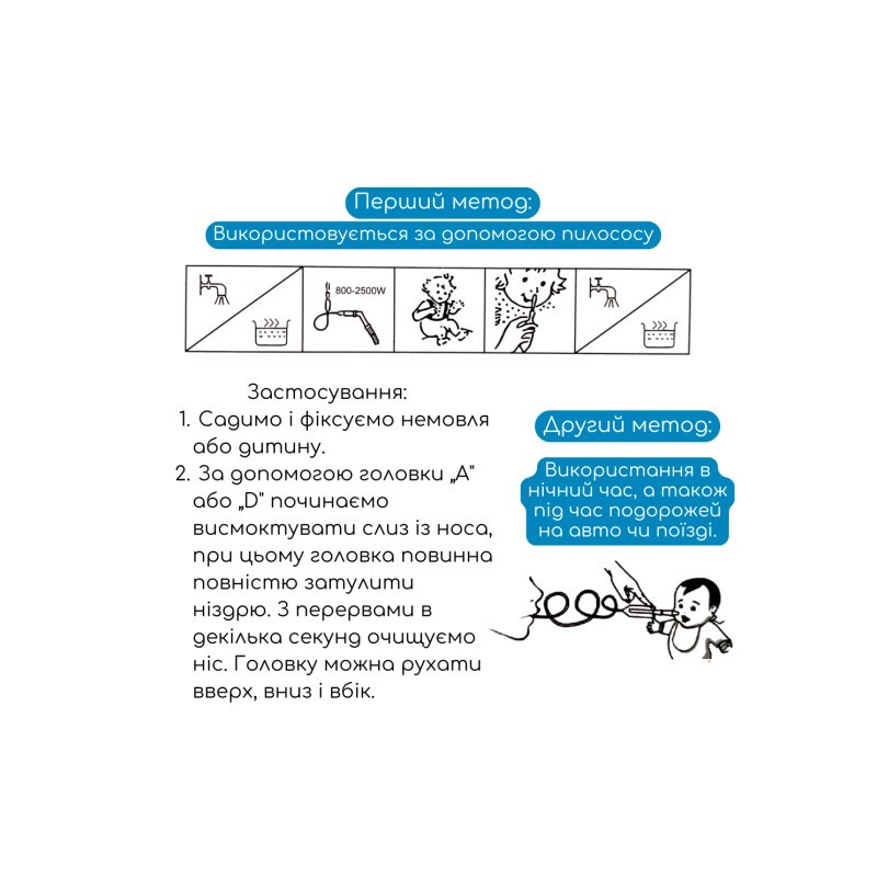 Дитячий назальний аспіратор 