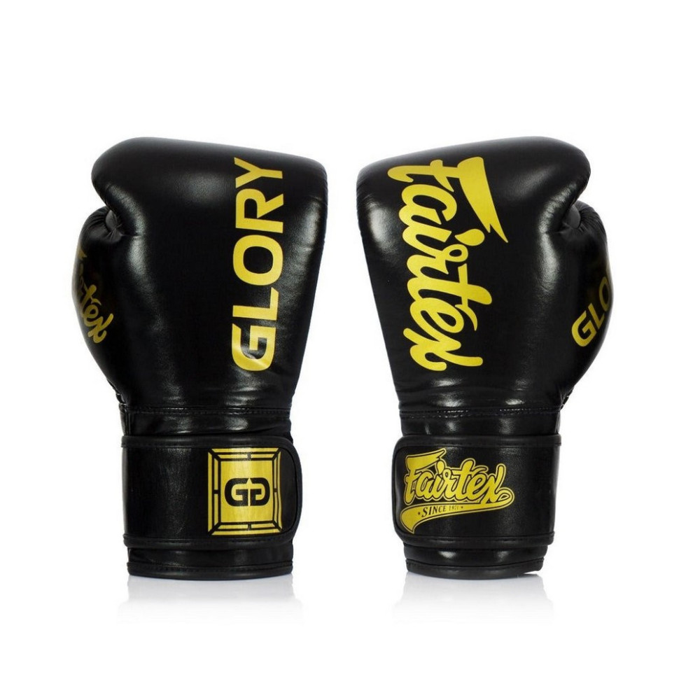 Боксерские перчатки BGVG1 Fairtex BGVG1_14oz_Black 14 унций (бинты в комплекте)