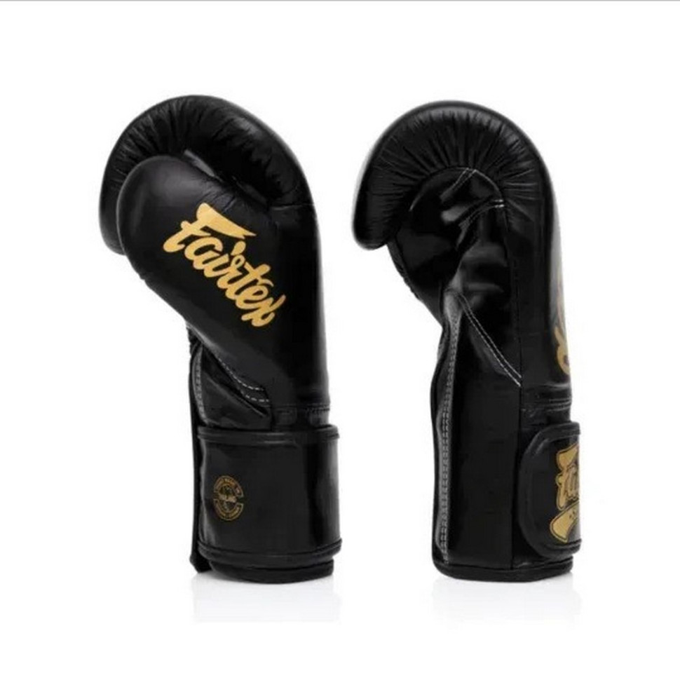 Боксерские перчатки BGVG1 Fairtex BGVG1_14oz_Black 14 унций (бинты в комплекте)