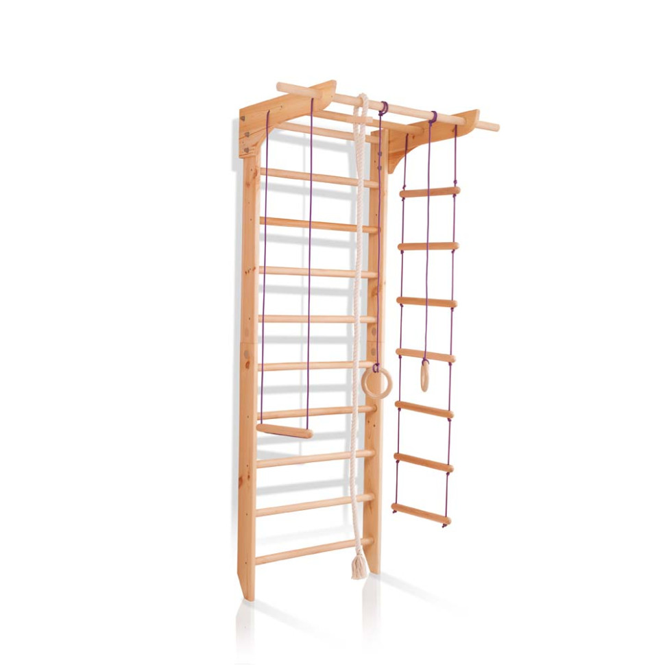 Спортивний куточок SportBaby 10-Lux 1-240 з трапецією та кільцями