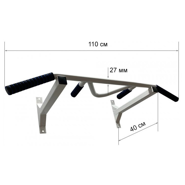 Турнік настінний Newt Wide Pro 2 білий NE-TR-17W