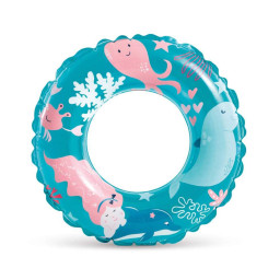 Детский надувной круг "Рыбки" Intex 59242(Blue) синий 61 см
