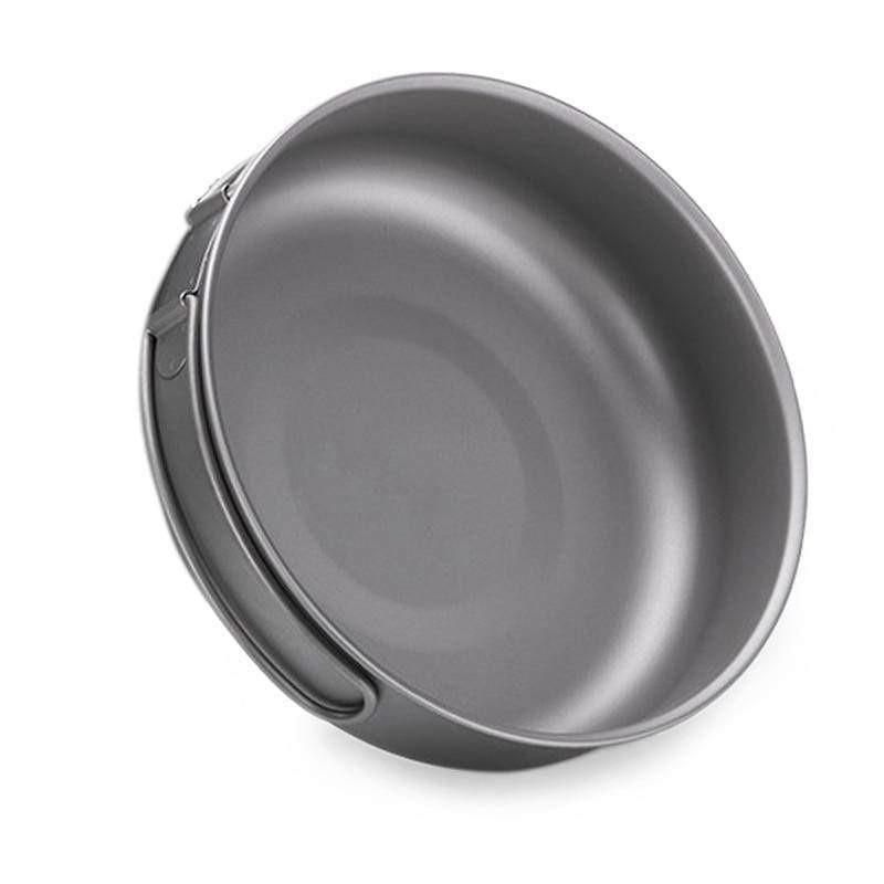 Сковородка титановая с раскладной ручкой NH18T010-A Naturehike 6927595733288, 17 см
