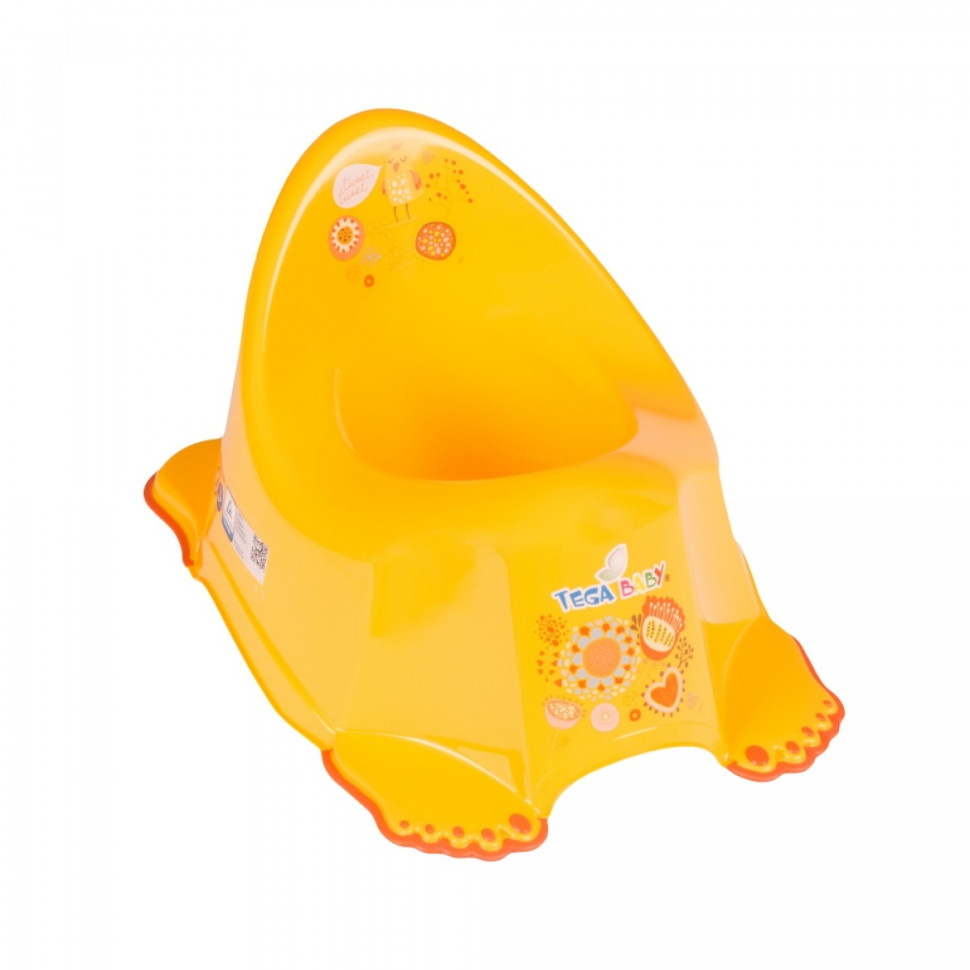 Горщик дитячий Фольк Tega Baby PO-050-113 музичний, жовтий