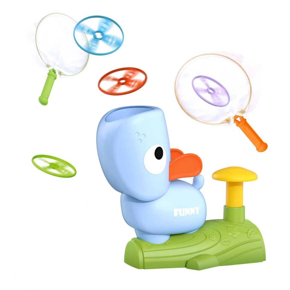 Развлекательная игра-фрисби для детей Catching Games Little Bessn 201Y 2 сачка, 8 дисков