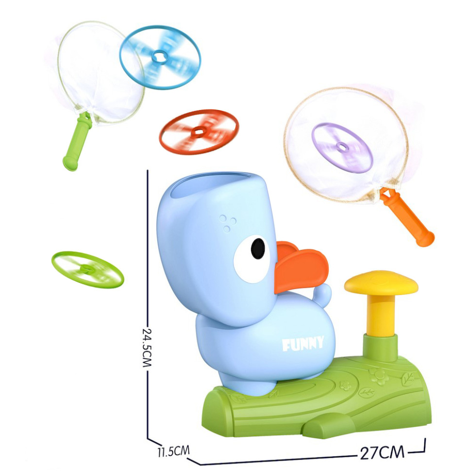 Развлекательная игра-фрисби для детей Catching Games Little Bessn 201Y 2 сачка, 8 дисков