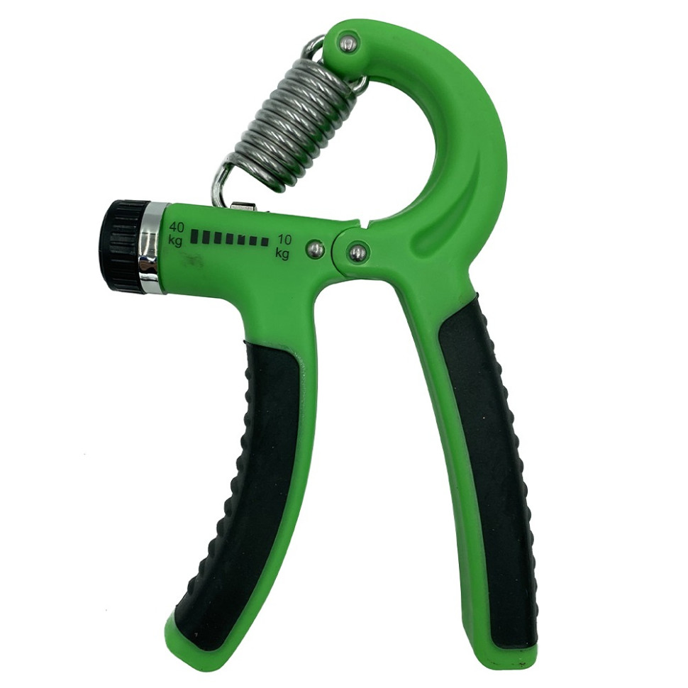 Эспандер кистевой пружинный с регулируемой нагрузкой Power Grip Pro CM Newt NE-W-66-G, 10-40 кг