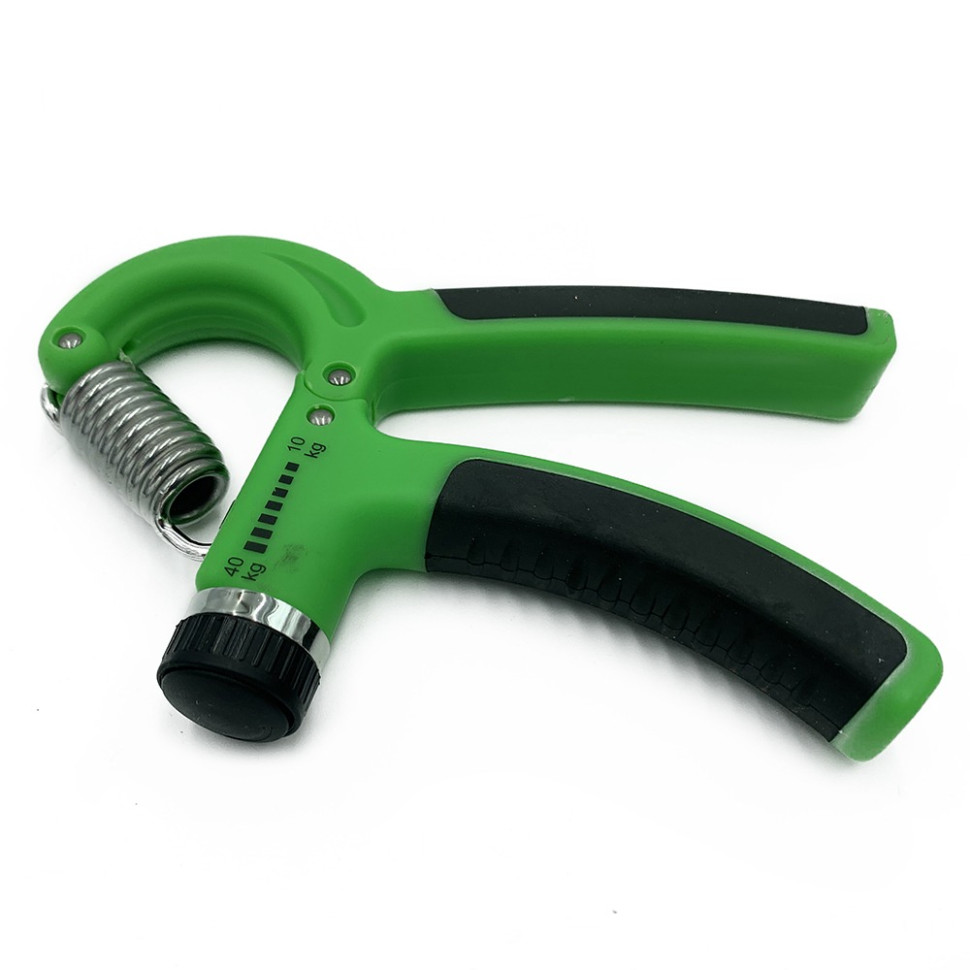 Эспандер кистевой пружинный с регулируемой нагрузкой Power Grip Pro CM Newt NE-W-66-G, 10-40 кг
