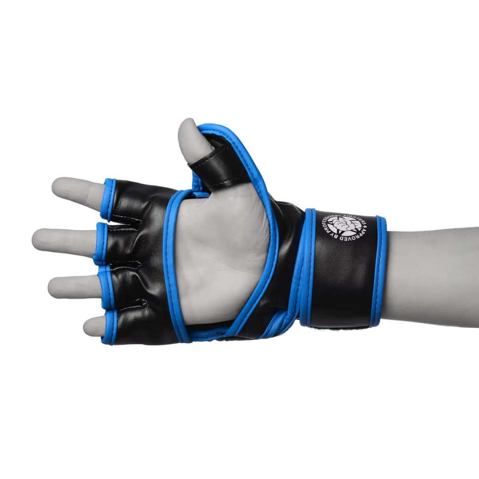 Рукавиці для MMA PowerPlay PP_3058_XL_Black/Blue, Чорно-Сині XL