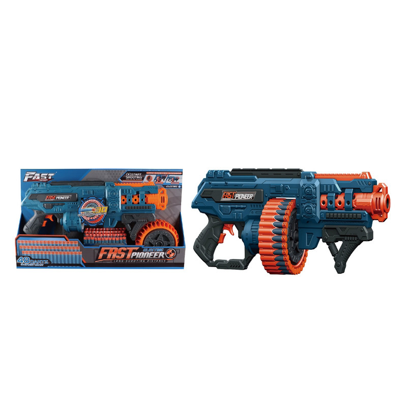 Детский игрушечный пистолет-автомат Blaster BIG909 на батарейках