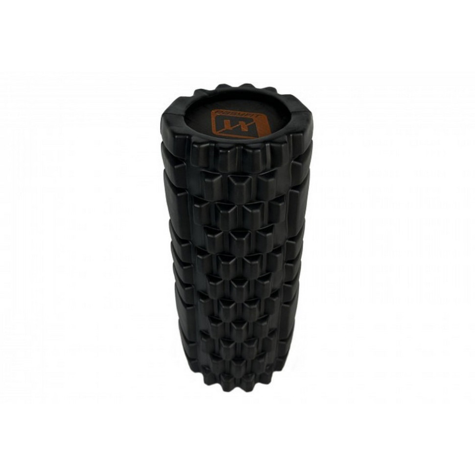 Массажный ролик Solid Roller v.1.1s EasyFit EF-2050-Bk 33 см, черный